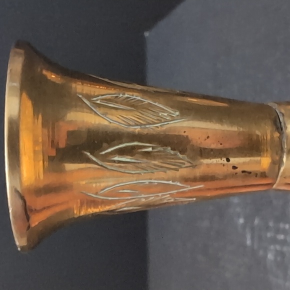 VGT,Brass set of 2 Candlestick Holders,Made In India. - Picture 5 of 9